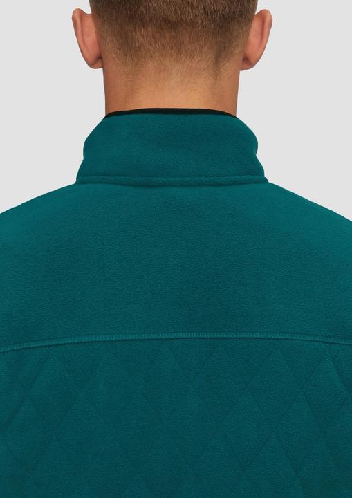 Actual product image S.Oliver Sweatshirt Jacke Fleece-Jacke im Fabricmix mit Stepp-Detail (XXL)
