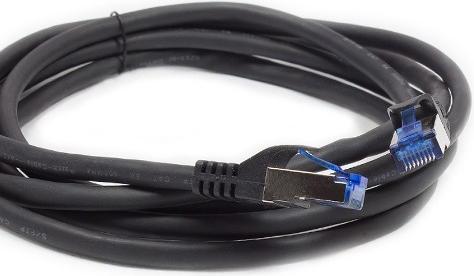Produktbild Good Connections Alcasa 8060-SF003S Netzwerkkabel 0,25 m Cat6a S/FTP (S-STP) Schwarz (S/FTP, CAT6a, 0.25 m)