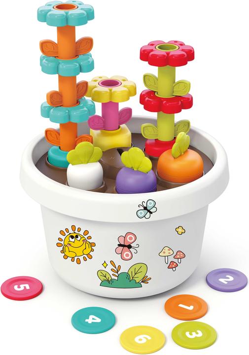 Produktbild Kinder and Kids Creative pot with plants & stickers (K10119)