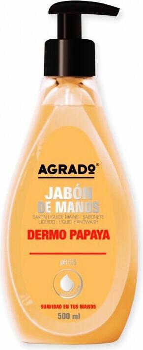 Image du produit Agrado Savon pour les mains Papaya 500ml (Savon liquide, 500 ml)
