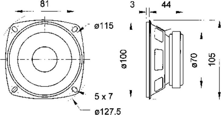 Produktbild Visaton Breitbandlautsprecher FR 10, 4 Ohm