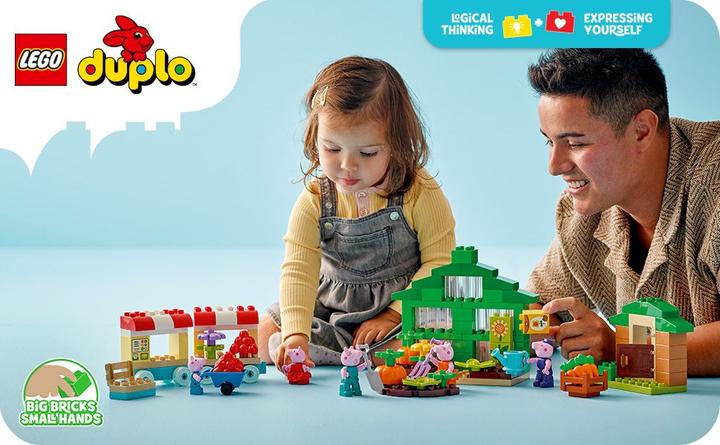 Actual product image LEGO DUPLO 10461 Bedstefar Gris' have og drivhus (10461)