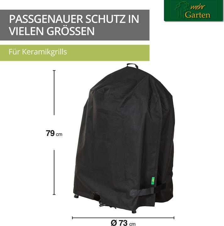 Produktbild Mehr Garten Schutzhülle für Keramikgrill Premium 2.0 Schwarz