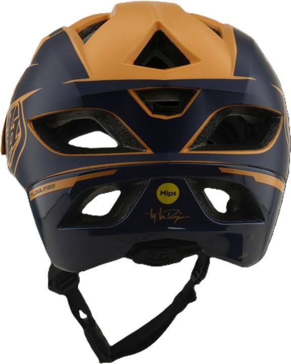 Actual product image Troy Lee Designs Flowline SE MIPS Helmet, Hydro, mustard/black iris, XS/S | 53-56cm (53 - 56 cm)