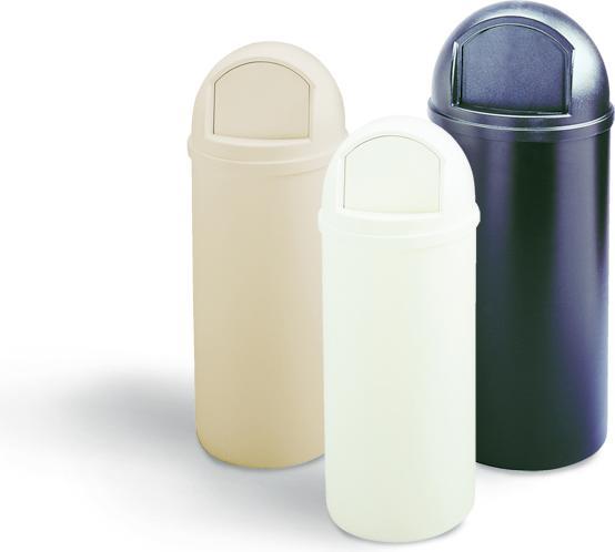 Produktbild Rubbermaid Abfallbehälter (PE), feuerhemmend (57 l)