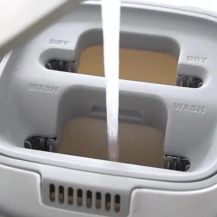 Produktbild Werkstein Boden Wischmopp Kit, Mikrofaser Pads/Doppelkammer Eimer (6 Stk.)