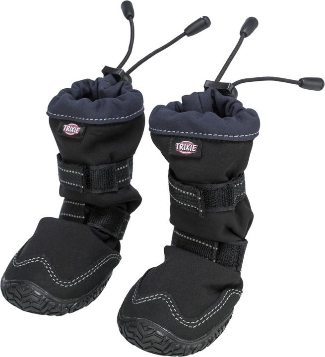 Produktbild Trixie Walker Active Long protective boots, M, 2 pcs., black (M, Hundeschuhe)