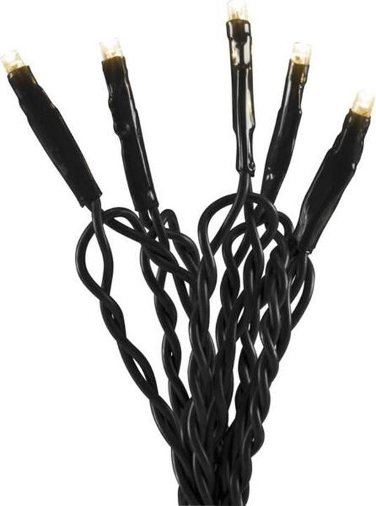 Actual product image Konstsmide Micro LED light chain welded 35 amber diodes (5.38 m)