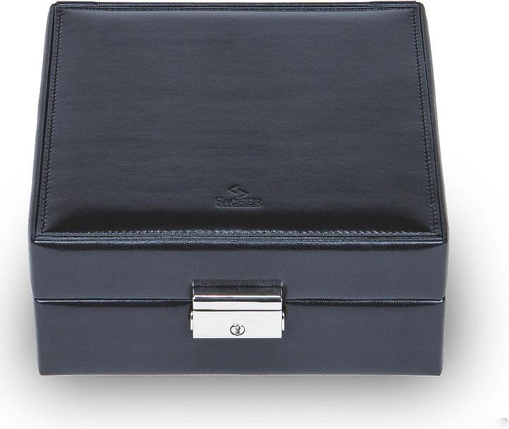 Sacher 2015.010443 - Uhrenetui für 8 Uhren new classic schwarz (Leder)