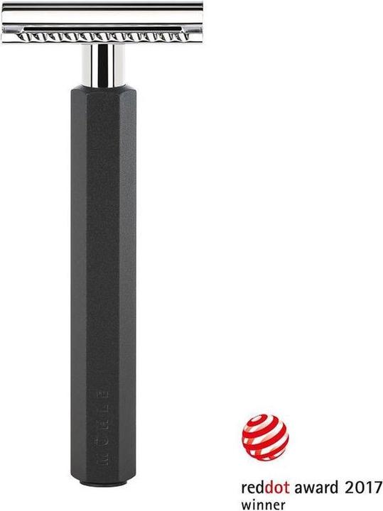 Produktbild Mühle HEXAGON Rasierpinsel mit Silberspitz Graphite (Rasierpinsel)