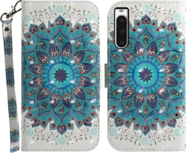 Actual product image Cover-Discount Sony Xperia 10 V - Case Glitter Effect Mandala (Sony Xperia 10 V)