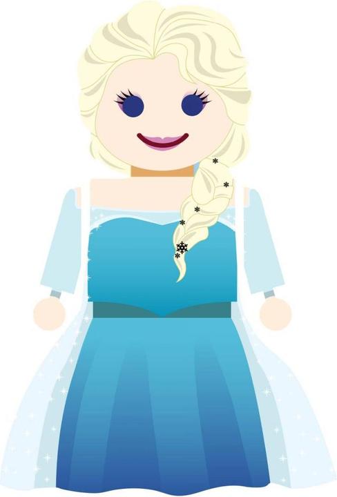 Image du produit Trenddeko Jouets Elsa Frozen (82 x 120 cm)