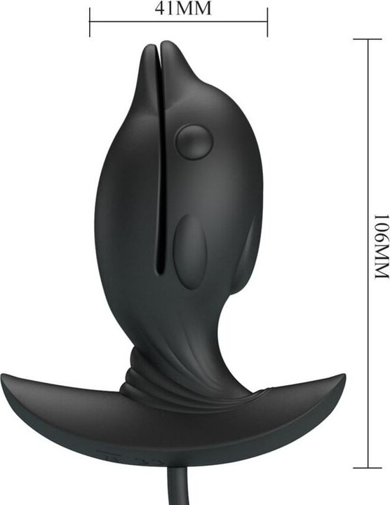 Actual product image Pretty Love Inflatable & Rechargeable Dolphin Anal Plug