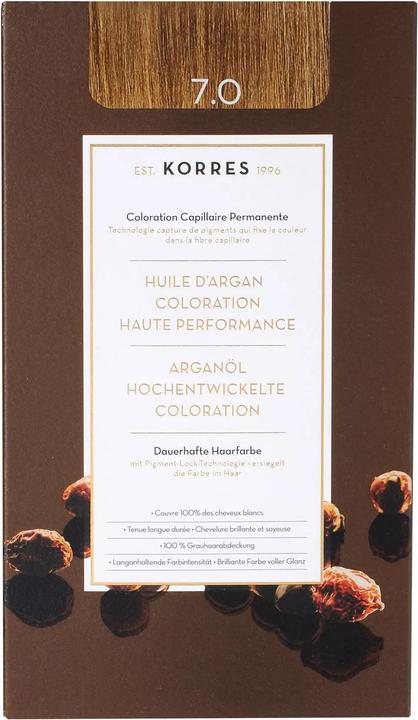Immagine prodotto Korres Colore per capelli all'olio di argan (7,0 Bionda)
