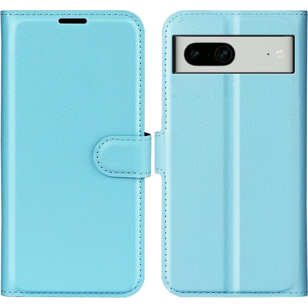 Thumbnail - Screenguard Google Pixel 7 Leather Guard Lederhülle (Google Pixel 7), Smartphone Hülle, Blau