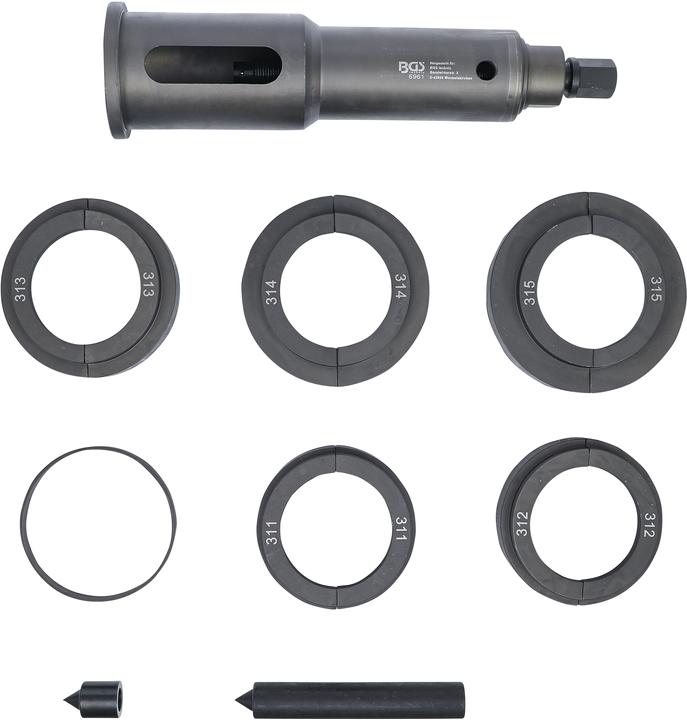 Actual product image BGS Transmission Bearing Puller Set for Trucks