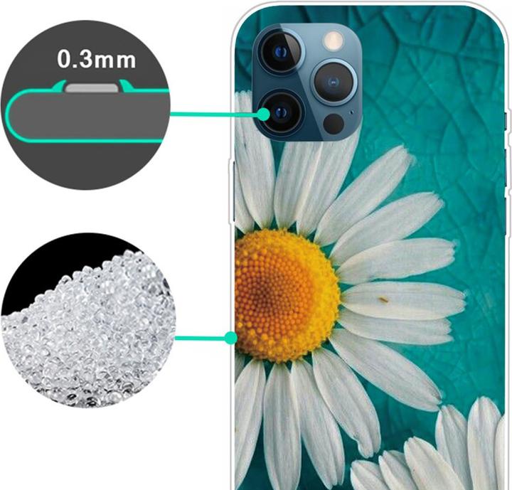 Image du produit Ueli Express iPhone 14 Pro Max Super Slim Caoutchouc Housse Fleur (Apple iPhone 14 Pro Max)