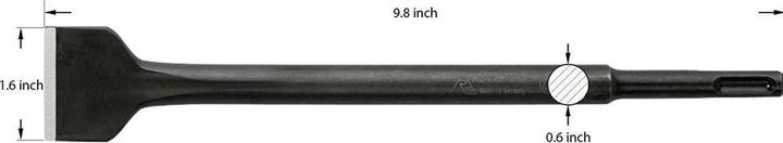 Actual product image Rennsteig SDS Plus chisel set 3 pieces