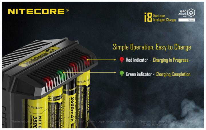 Produktbild Nitecore i8 (1 Stk., AA, Ladegerät ohne Akku)