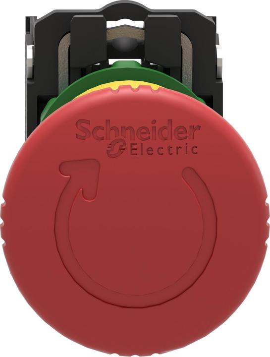 Produktbild Schneider Electric Emergency Stop Twist release Red 2NC