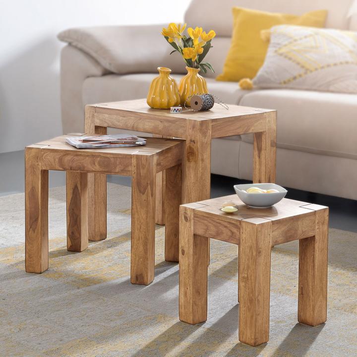 Actual product image Wohnling Mumbai (50 x 45 x 36 cm, 38 x 25 x 30 cm, 25 x 25 x 30 cm)