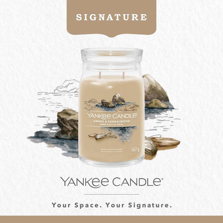 Image du produit Yankee Candle Duftkerze Amber & Sandalwood Signature Large Jar