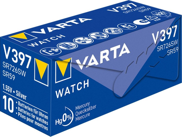 Produktbild Varta V 397 - Batterie SR59 - Silberoxid - 30 (1 Stk., SR59, 23 mAh)