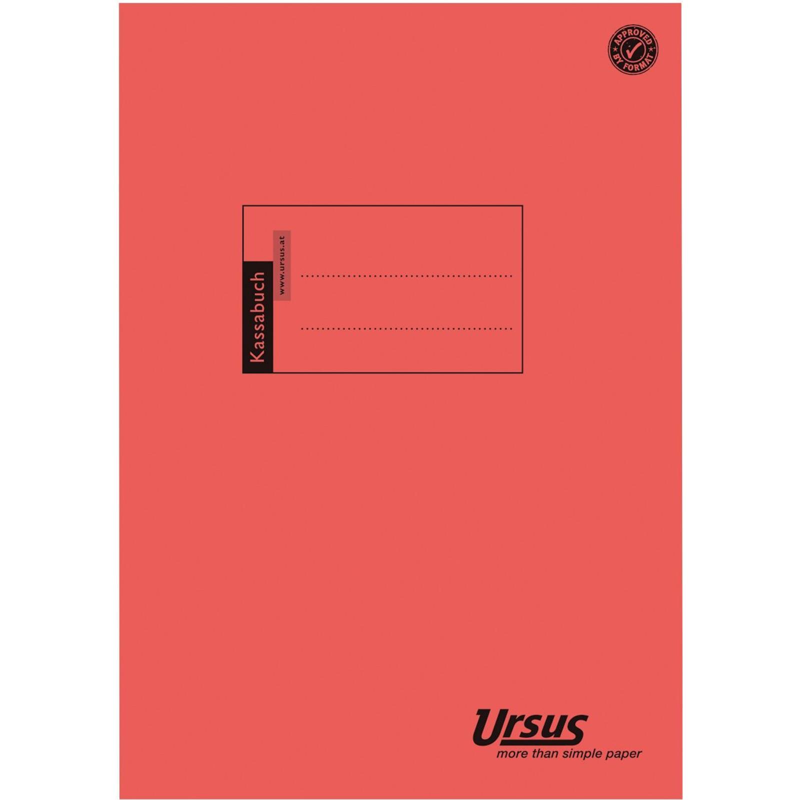 Format Kassenbuch Ursus 2 Kolonnen DIN A4 Liniert 80 g/m² Orange (40 x) (T440/2)