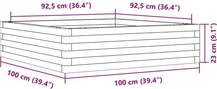 Produktbild vidaXL Pflanzgefäss