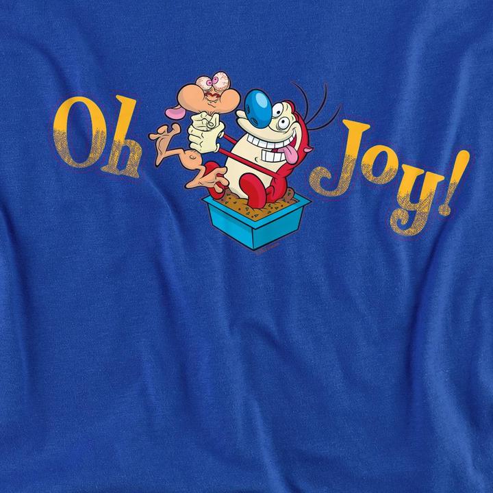 Actual product image Ren & Stimpy Unisex Adult Oh Joy T-Shirt (XL)