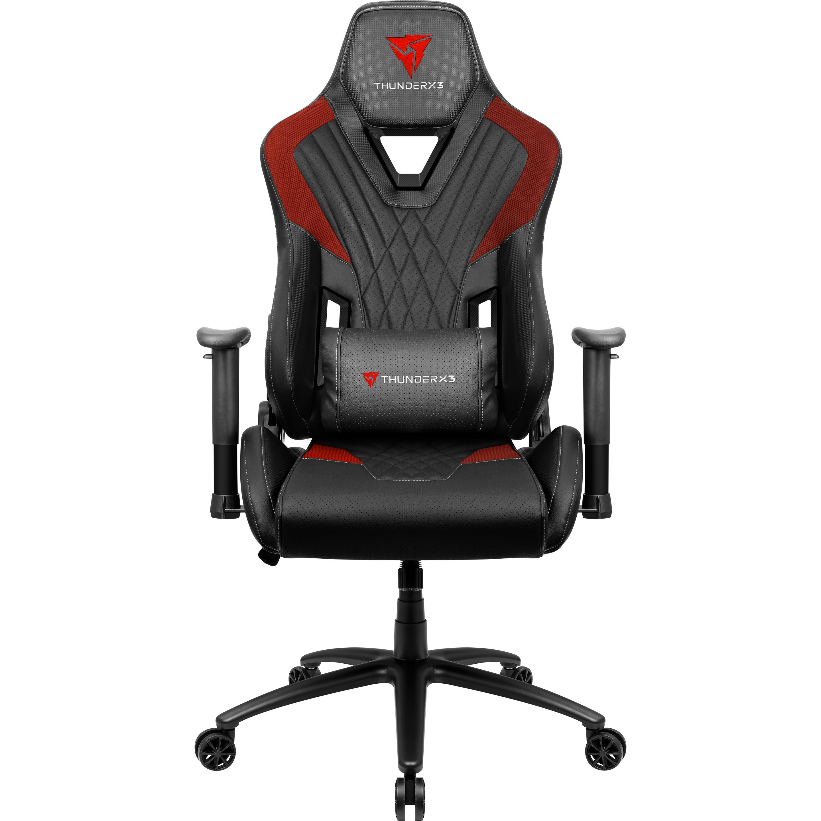 Thunder X3 Fauteuil compatible DC3 Air (Noir/Rouge), Gaming Stuhl, Schwarz, Rot
