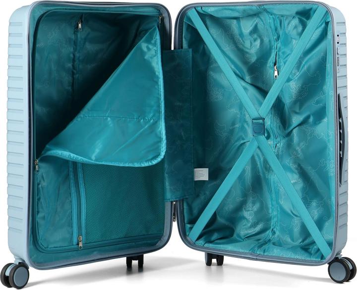 Actual product image Benzi 5820 4 Rollen Kofferset 3-teilig (191 l)