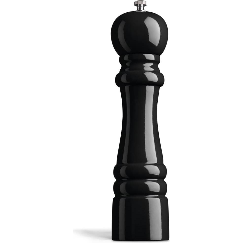 Amefa MODERN WOOD Salz-/Pfeffermühle, Kautschukholz, schwarz, 1-teilig, 26 cm, Pfeffermühle + Salzmühle, Schwarz