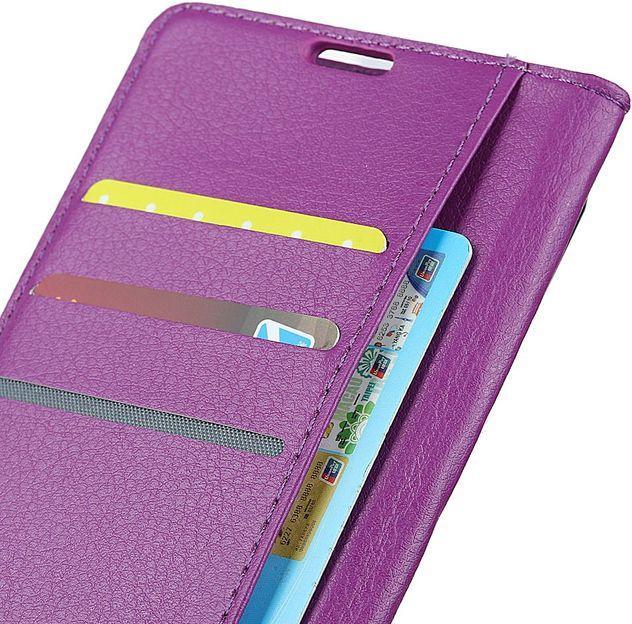 Actual product image MU Classic Litchi Leather Bookcover Series (Motorola Moto Z3 Play)