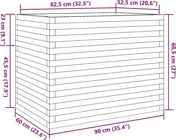 Produktbild vidaXL Pflanzkübel