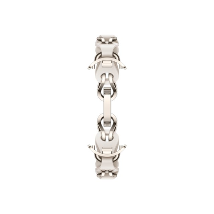 Actual product image Xiaomi Smart Band 8 Chain Strap White (Stainless steel, Calfskin)
