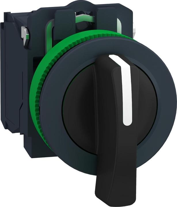 Produktbild APC Wahlschalter, komplett, flach, ø30mm, langer Griff,, 90°, Rastend, Schraubklemman