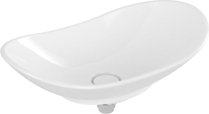 Produktbild Villeroy & Boch Aufsatzwaschbecken My Nature 61 cm wei mit Beschichtung 411060R1 (360 mm, 610 mm)