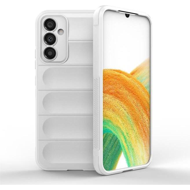 MU Classic Softcase TPU Rugged Series (Samsung Galaxy A34 5G), Smartphone Hülle, Weiss