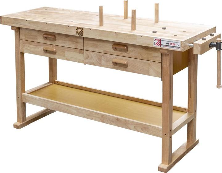 Holzmann WB162L Hobelbank WB162L (B x H x T) 1625 x 860 x 510mm (162.50 cm, 51 cm)