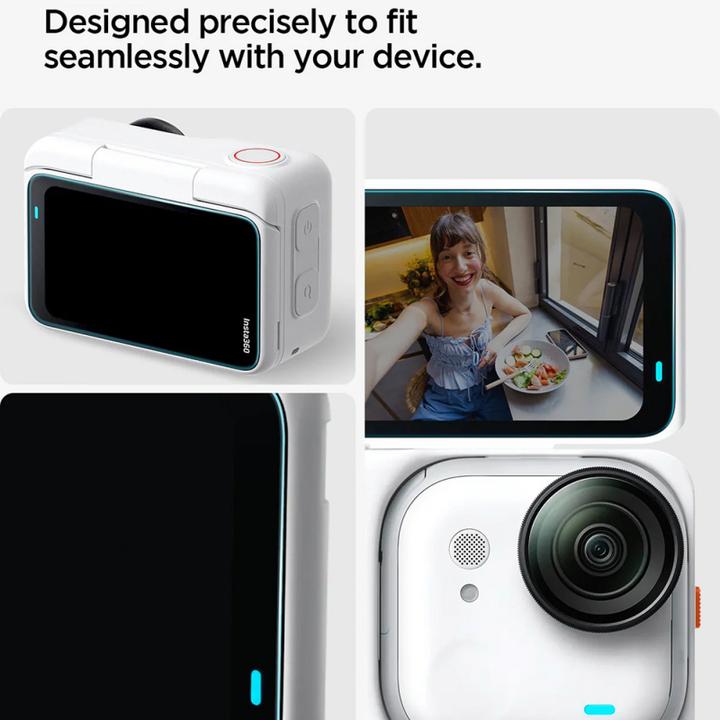 Produktbild Spigen - (2 pack) Glas.tR Slim, Back Screen (AGL11171) - Insta360 Go Ultra - Clear