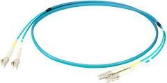 Produktbild EFB Elektronik Duplex Jumper LC-LC 50/125µ, OM3, LSZH, aqua, Flat Twin 3x5mm, 45m (S/UTP, CAT8.1, 45 m)