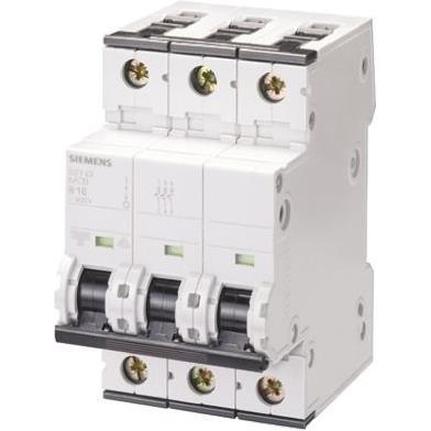 Thumbnail - Siemens, Schutzschalter, MCB 3 Pole Type B 10kA 6A 400V
