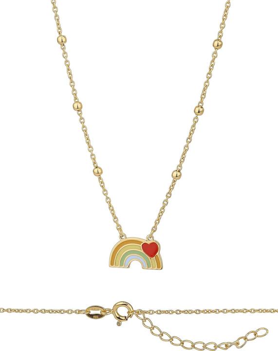 Immagine prodotto Leyda Gioielli per bambini arcobaleno (Argento 925 1 micron giallo Vergo)