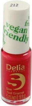 Actual product image Delia Cosmetics Cosmetics Vegan Friendly Nail Polish Size S No. 212 Coraline 5ml (Coraline, Colour paint)