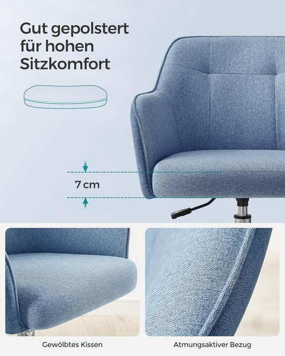 Produktbild Songmics Ergonomischer Drehstuhl für Homeoffice