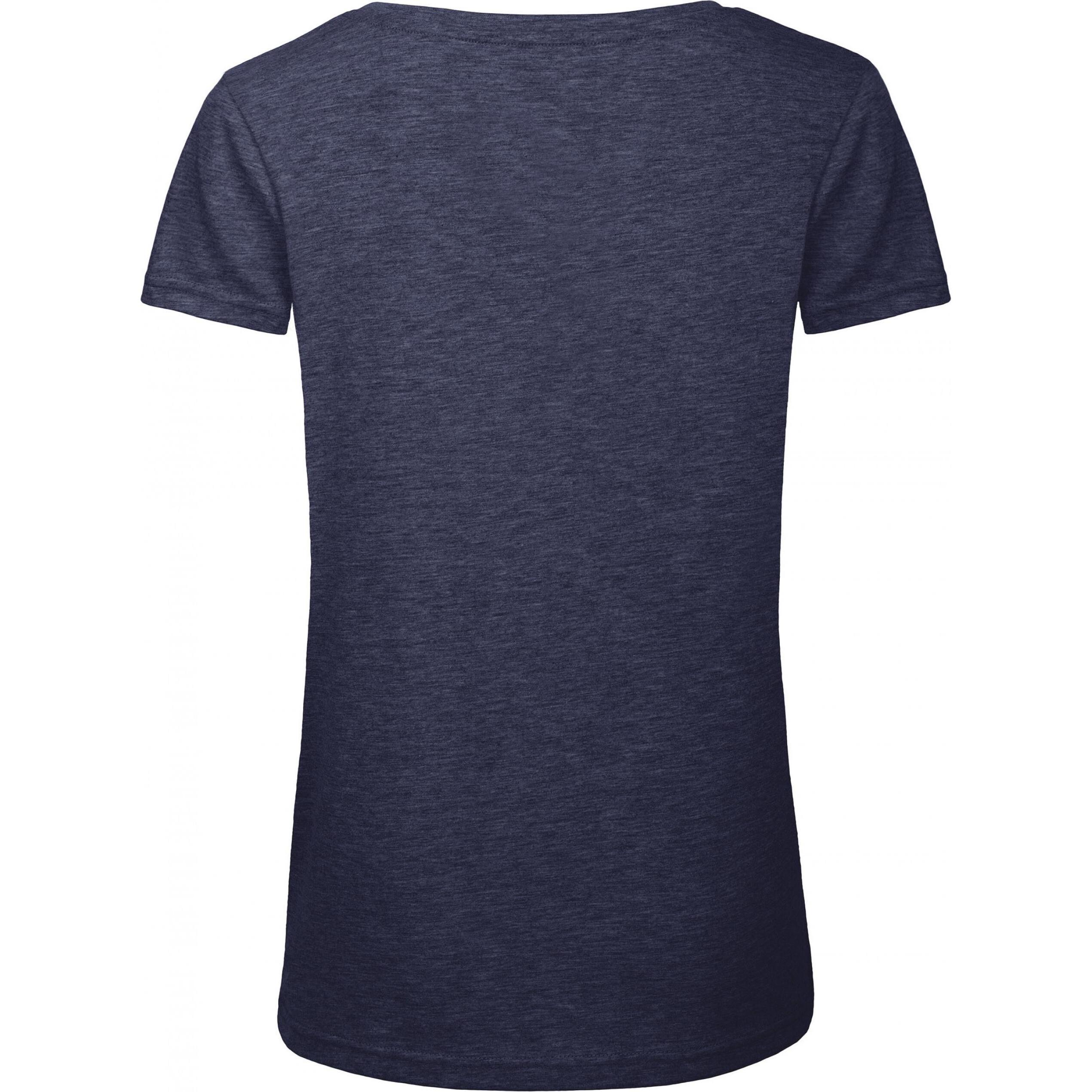 Thumbnail - B&C, Damen, Shirt, Triblend, Grau, (S)