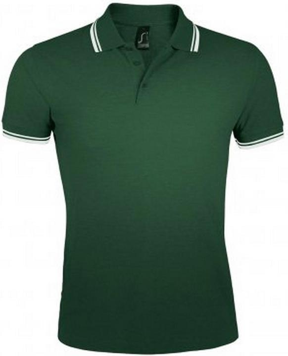 Forest green, White