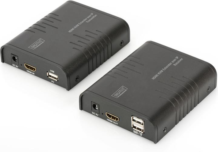 Produktbild Digitus HDMI KVM Extender 120 m via Netzwerkkabel Cat 5 5E