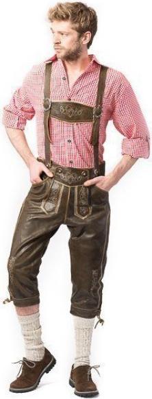 Produktbild PartyChimp Lederhose Retro Lang Grösse S (S)